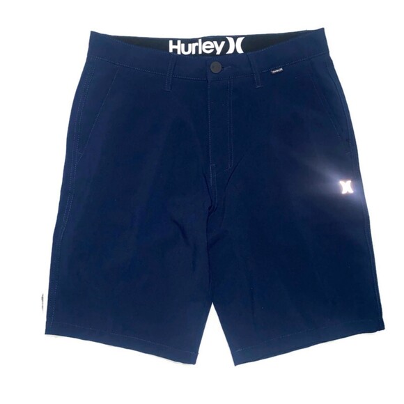 Hurley Navy Hybrid Walking Shorts 30 - Picture 4 of 9